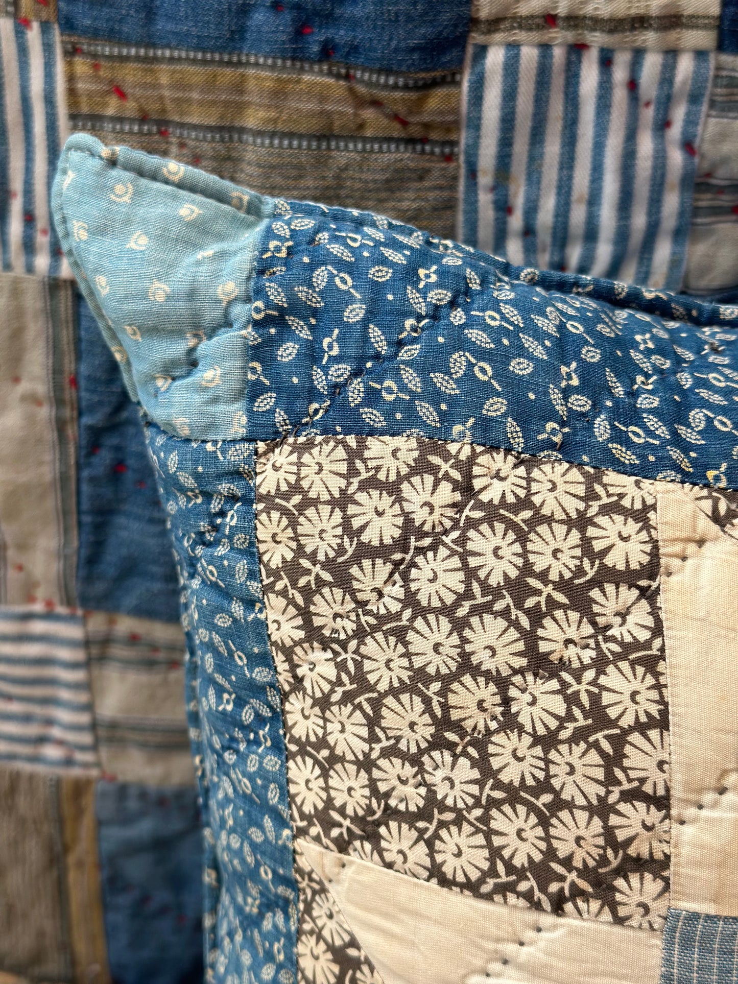 8 Point Star Quilt Pillow 18” DA
