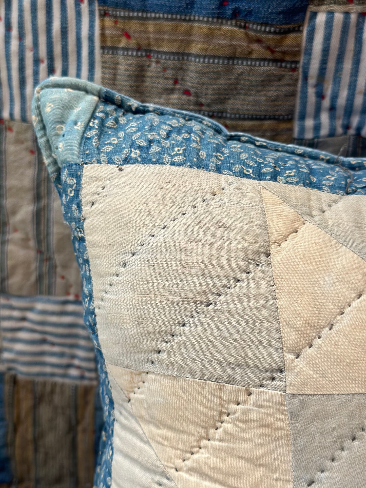 8 Point Star Quilt Pillow 18” DA