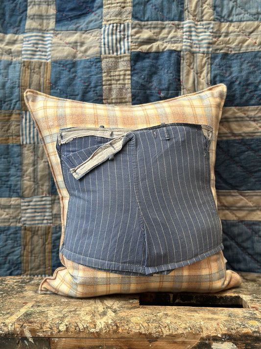 Vintage Stripe Shorts Pillow 18x20” DA