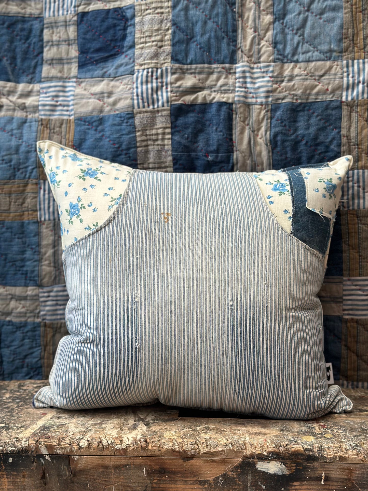 Apron Stripe Pillow 22” DA