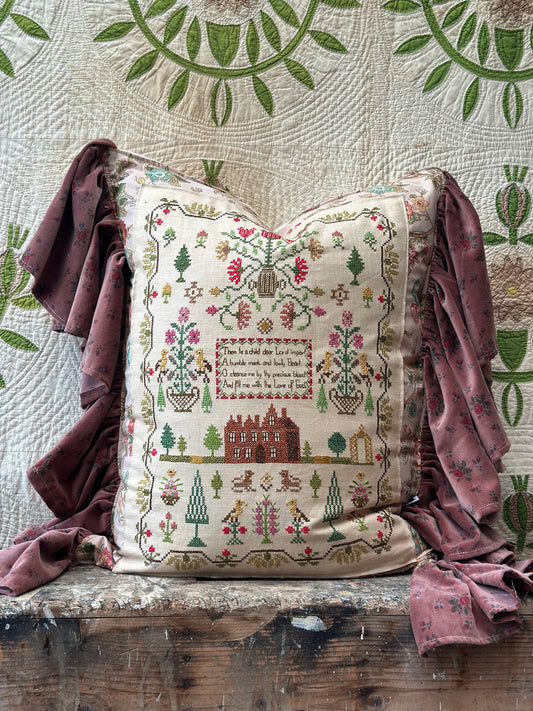 Velvet Ruffle Sampler 24x30” Down